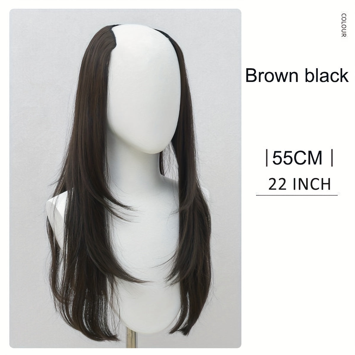 Seamless U-Part Clip-In Wig for Women - 18\
