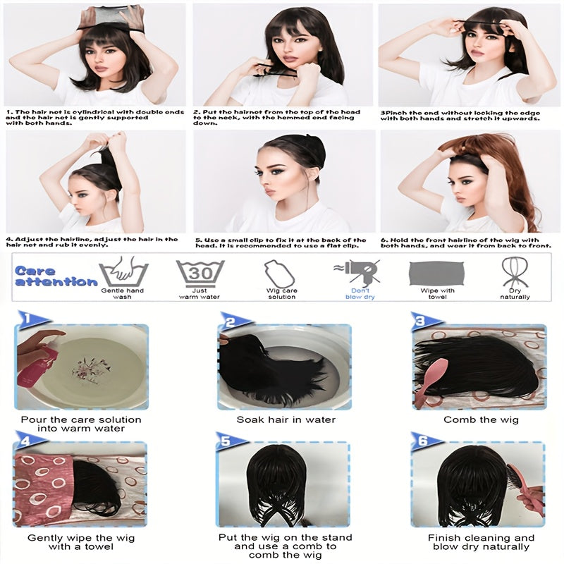 Heat-resistant Lace Wig 26-inch Heat-resistant Silky Lace Front Wig - 13*4 Pre-drawn Hairline Non-adhesive Lace Wig, Suitable For Daily Parties