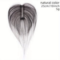 Wig For Women, All Hand Woven Real Hair, Light And Thin Figure Eight Bangs, Replacement Patch, All Real Hair