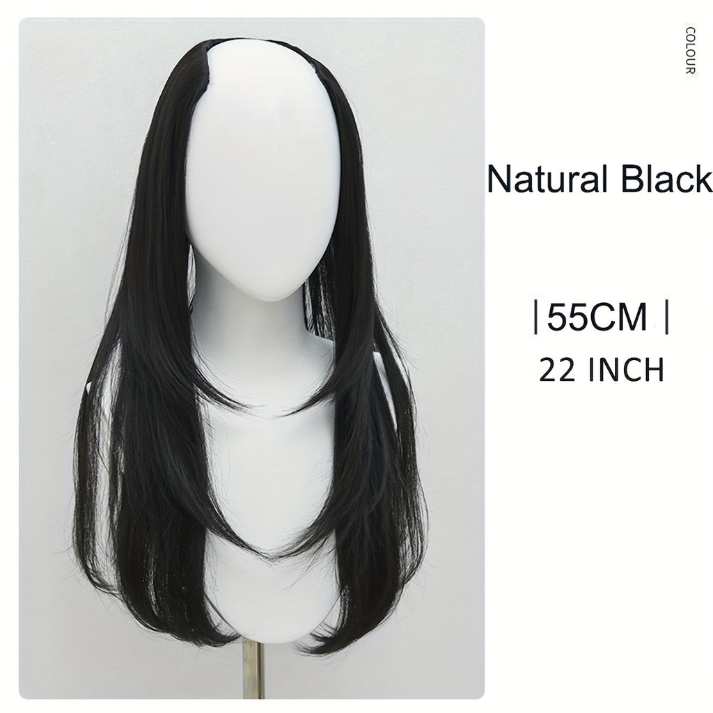 Seamless U-Part Clip-In Wig for Women - 18\