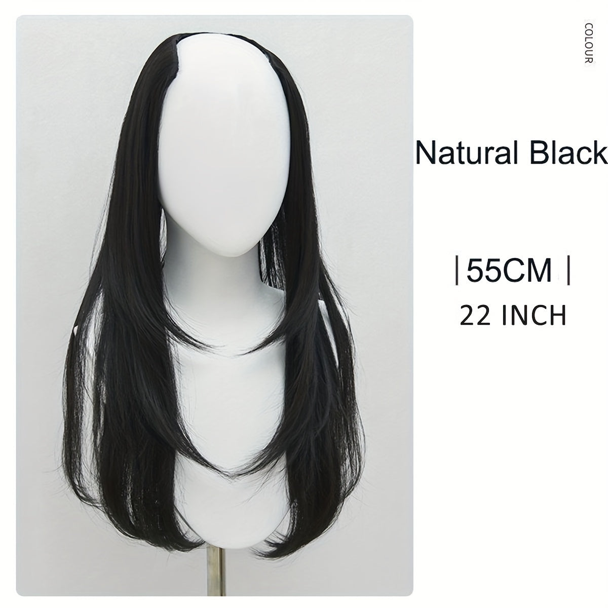 Seamless U-Part Clip-In Wig for Women - 18\