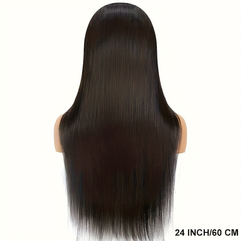 Glueless Wear and Go Wigs Human Hair Pre Plucked 200% Density Pre Cut Lace Free Part Glueless Wear and Go Wig HD Straight 4x4 wig human hair for Women Real No Glue Ready to Wear Wigs for Women