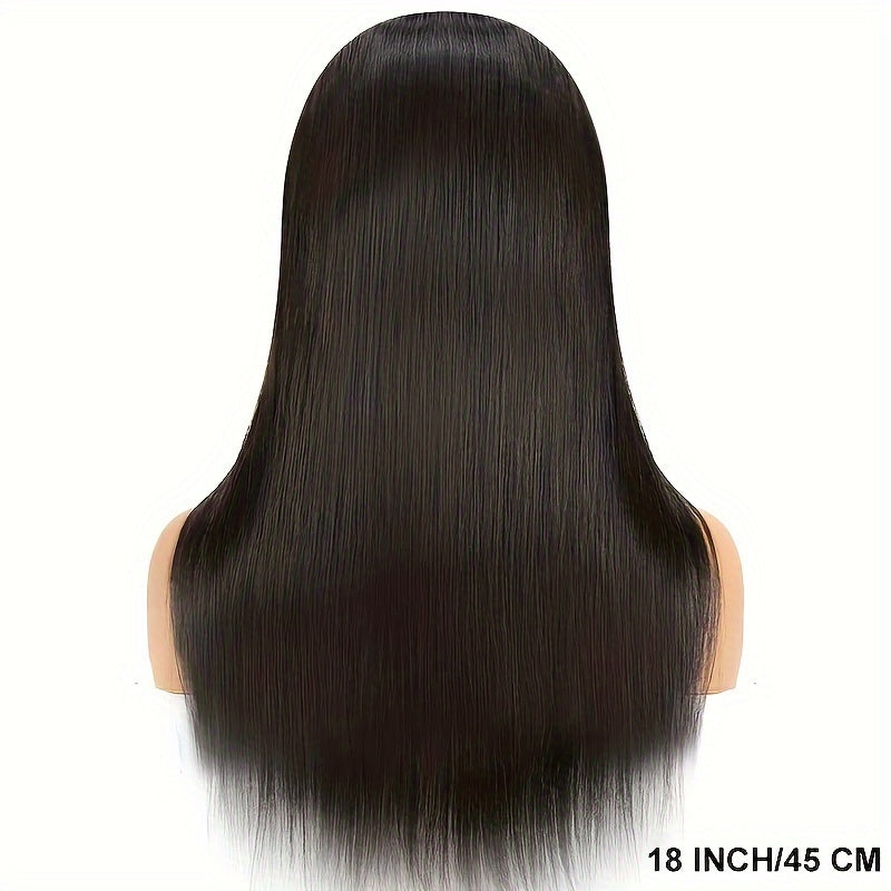 Glueless Wear and Go Wigs Human Hair Pre Plucked 200% Density Pre Cut Lace Free Part Glueless Wear and Go Wig HD Straight 4x4 wig human hair for Women Real No Glue Ready to Wear Wigs for Women