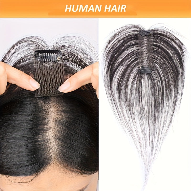 Wig For Women, All Hand Woven Real Hair, Light And Thin Figure Eight Bangs, Replacement Patch, All Real Hair