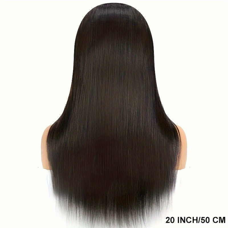 Glueless Wear and Go Wigs Human Hair Pre Plucked 200% Density Pre Cut Lace Free Part Glueless Wear and Go Wig HD Straight 4x4 wig human hair for Women Real No Glue Ready to Wear Wigs for Women