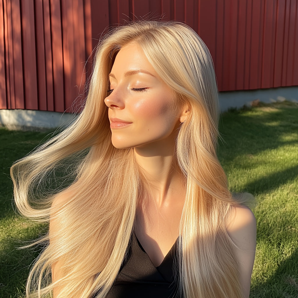 A Stylish 22-Inch Synthetic Heat-Resistant Wig, Perfect for Everyday Wear And Special Occasions - Ideal for Beginners, Making It a Great Choice for Valentine'S Day, Mother'S Day, Birthdays, Parties, Holidays, Gatherings