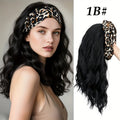 Heat-Resistant Synthetic Fiber Headband Wig | Glueless Pre-Cut Short Curly Leopard Print Highlights, Breathable Comfortable Hairpiece for Women, Easy Wear for Daily & Party Use, Look, Secure Fit.