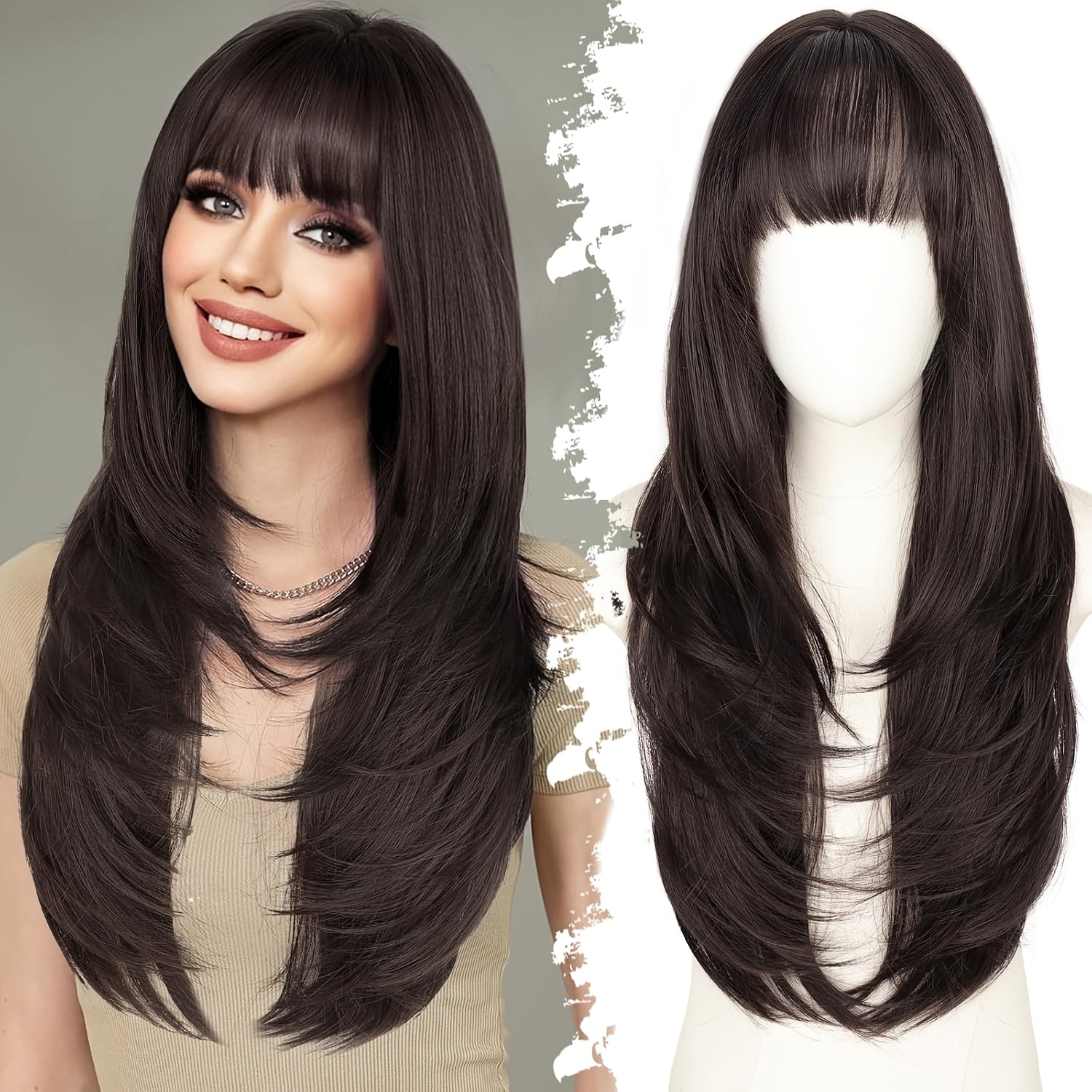Glueless Black Wig CIVRIE 26\