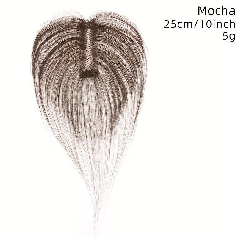 Wig For Women, All Hand Woven Real Hair, Light And Thin Figure Eight Bangs, Replacement Patch, All Real Hair