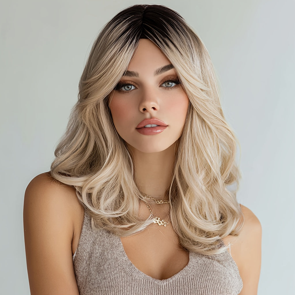 14 Inches, Short Pink Gradient Dyeing Bob Hair, Straight Bangs, Comfortable And Breathable, Women'S Wig, High Temperature Fiber, Suitable for Daily\u002F Wear