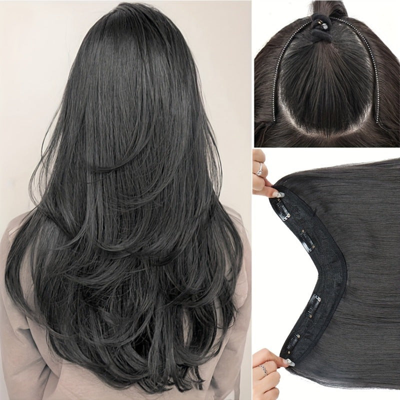 Seamless U-Part Clip-In Wig for Women - 18\